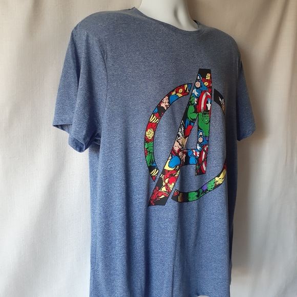 Marvel Avengers endgame men's blue short sleeve t-shirt size 2XL - Picture 3 of 7
